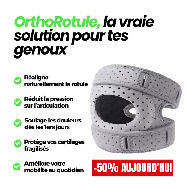 OrthoRotule™ – La protection de vos genoux garantie !