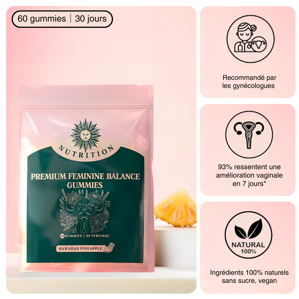 🌸Gummies Equilibre Intime™ -  Confort Naturel et Durable